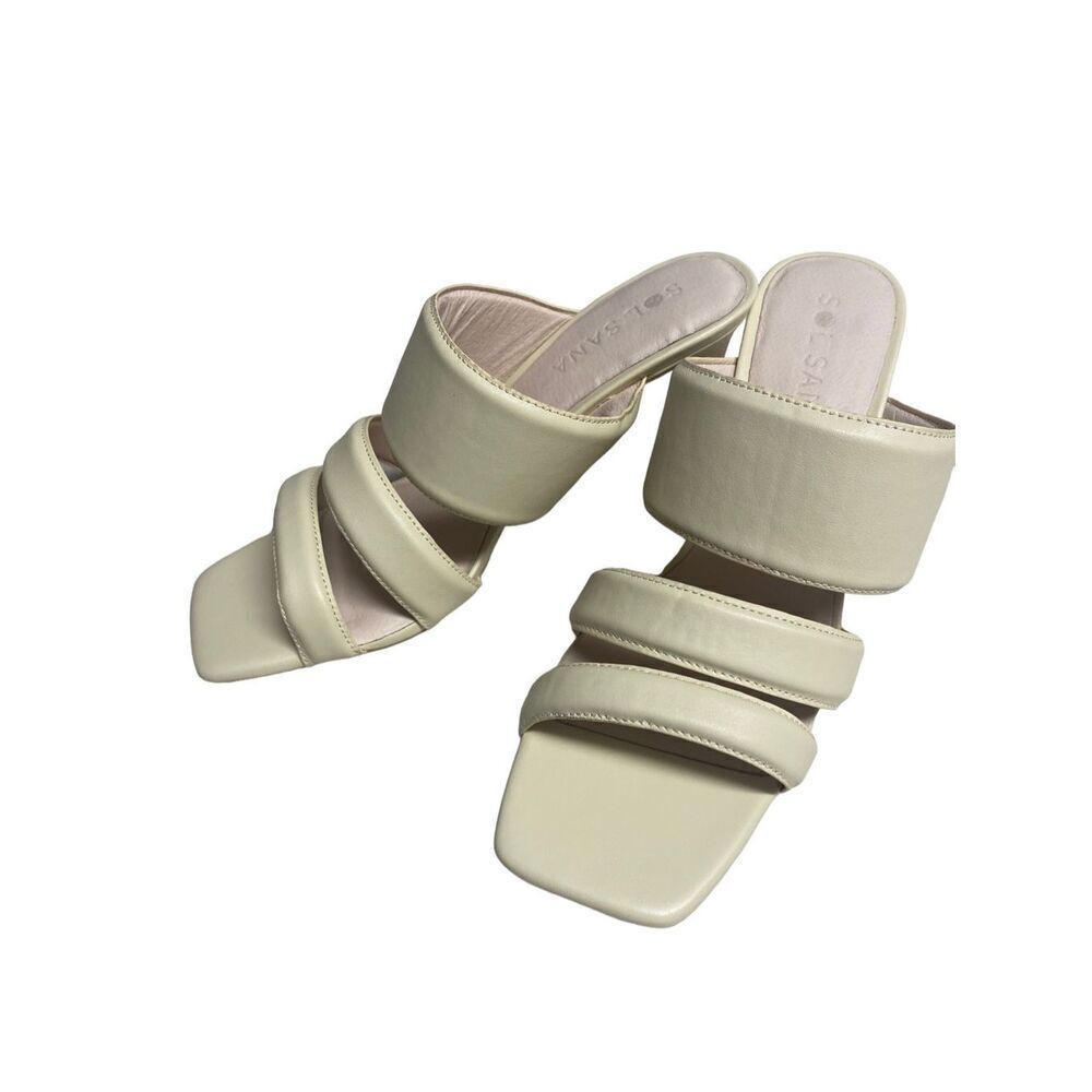 Sol Sana Pia Mule in Off White Size 39 US 8‎